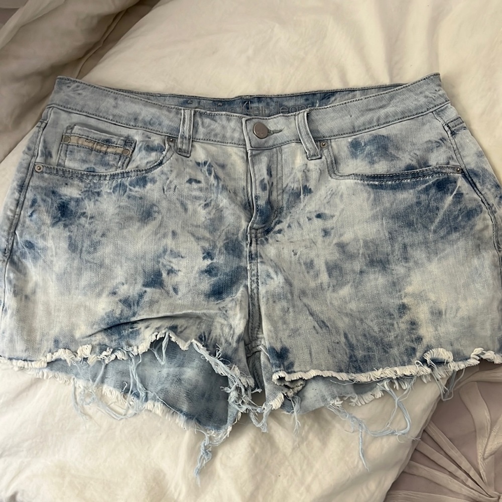 Calvin Klein Jean Shorts Acid Wash 30